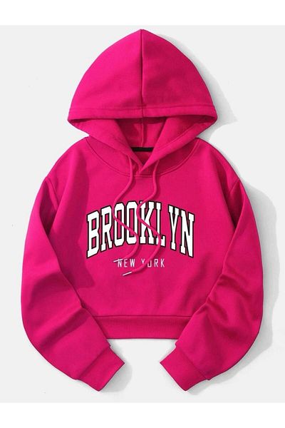 MOONBULL Μπλούζα με κουκούλα με κουκούλα Brooklyn Printed Unisex Oversize