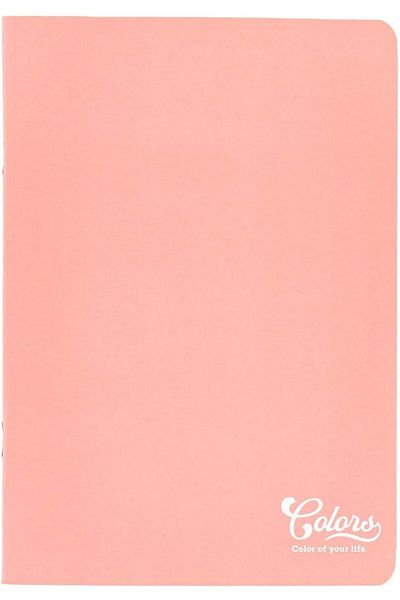 STOREMAX Sellbuystore Colors A5 40 Sheets Checkered Notebook, Pink 1053513