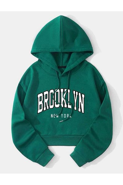 MOONBULL Μπλούζα με κουκούλα με κουκούλα Brooklyn Printed Unisex Oversize
