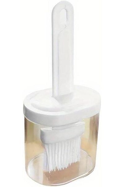 STOREMAX Jvnnastore Silicone Brush with Chamber White Color 646268