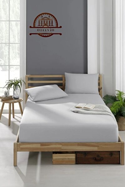 OTELVIO طقم ملاءات وسادة مطاطية من نسيج القطن رانفورس (جميع الأحجام)