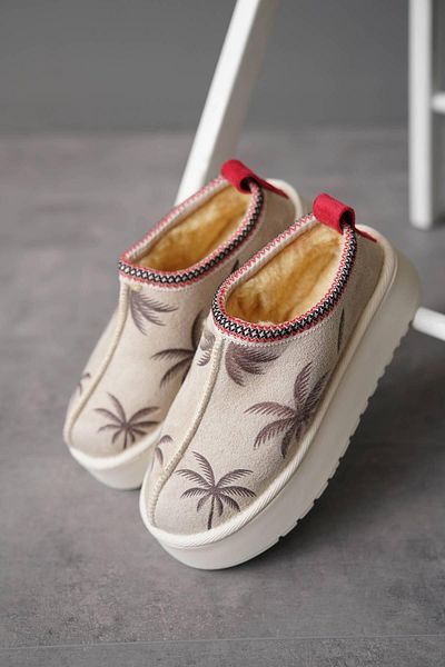 Ayakkabı Ateşi Γυναικείες μίνι μπότες Ziac Beige - Γούνα εσωτερικά και χοντρή σόλα