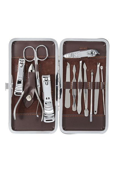 STOREMAX Mu-Artshop Manicure Pedicure Set 12 Pieces Professional Tnca 871301