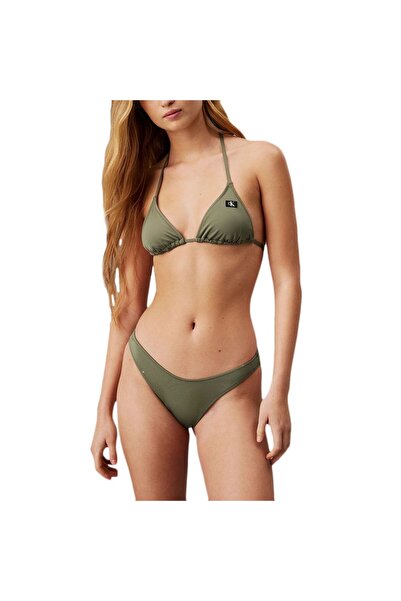 Calvin Klein Triangle Swim Tops Bikini Üstü