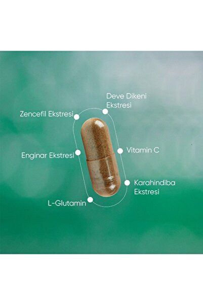 Veritamin Hng-9 Devedikeni Ve Enginar Ekstresi Içeren 30'lu Kapsül Gıda Takviyesi - Karaciğer Detoks