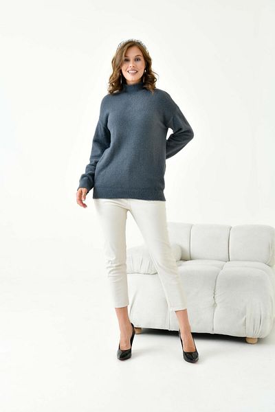 FTZ WOMEN Women's Basic Sweater Smoked 20878