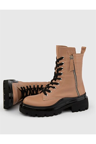 İLVİ Chora Hakiki Deri Kadın Vizon Bot