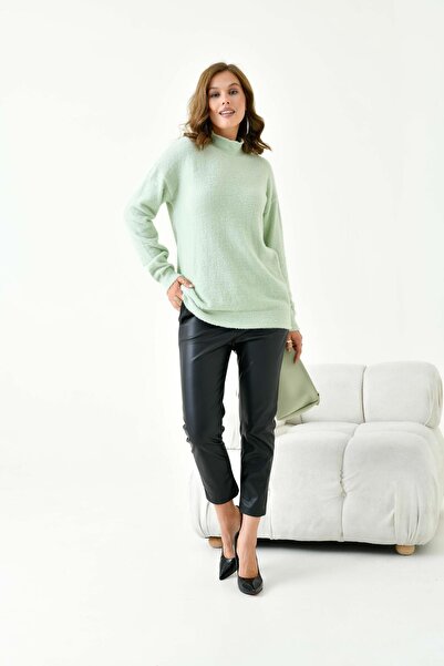 FTZ WOMEN Kadın Basic Kazak Yeşil 20878