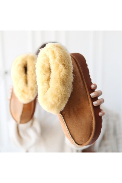 BESKAR Μπότες Edali Tan Suede