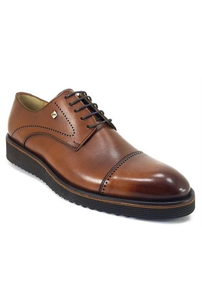 Fosco 2928 Daily Eva Sole Men's Leather Shoes-tan