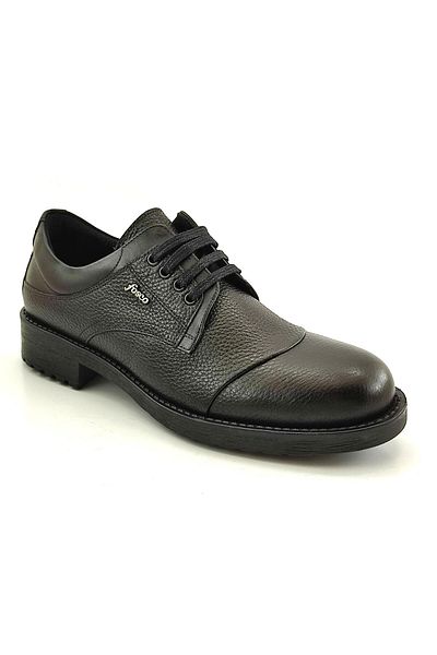 Fosco 7520 Genuine Leather Casual Men's Shoes-black