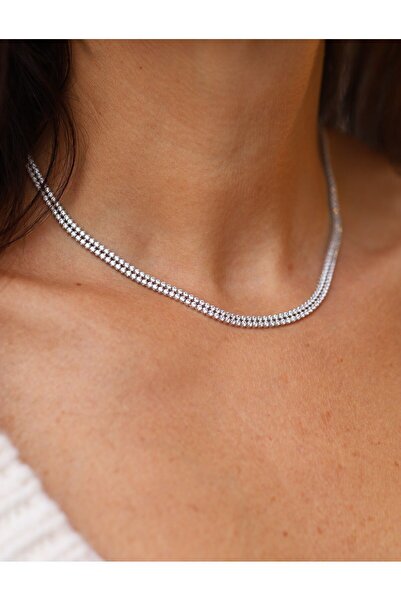 Yenigün Kuyumculuk 14 Ayar Altın Çift Sıra Su Yolu Gerdanlık