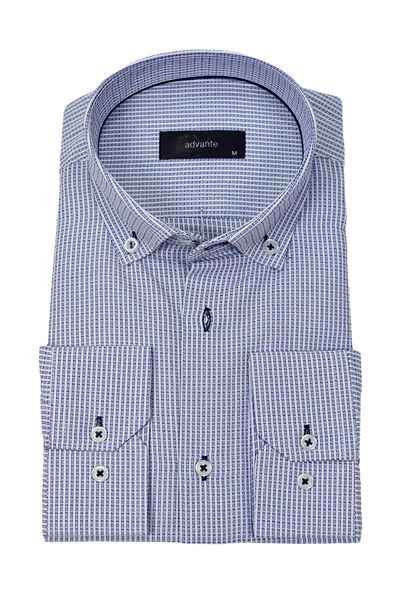 ADVANTE Ανδρικό πουκάμισο Classic Piti Square με μονή τσέπη BGL-ST03904