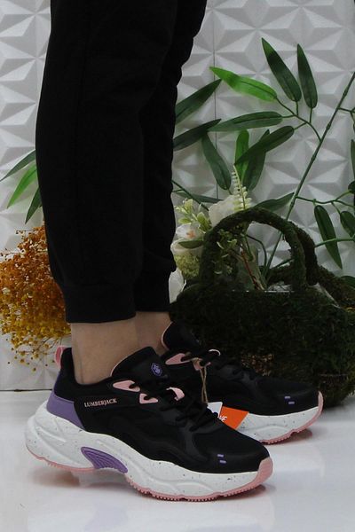 lumberjack Fanto Black Powder Comfortable Original Product Sneaker Women's Shoes