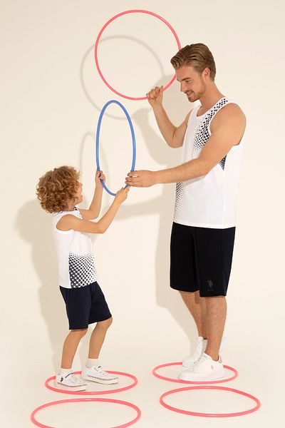 U.S. Polo Assn. Ανδρικό πλεκτό σορτς Navy Blue 50289284 -VR033