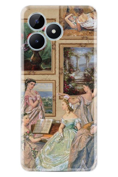 Arvencase Realme Note 50 Case Hd Printed High Protection Happy Series Xt-Note...