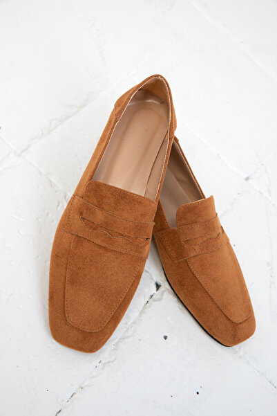 SOHO Tan Suede Women's Ballerinas - 19674 Model