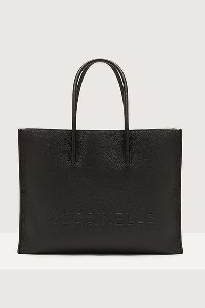 Coccinelle Schultertasche Leder 35 cm