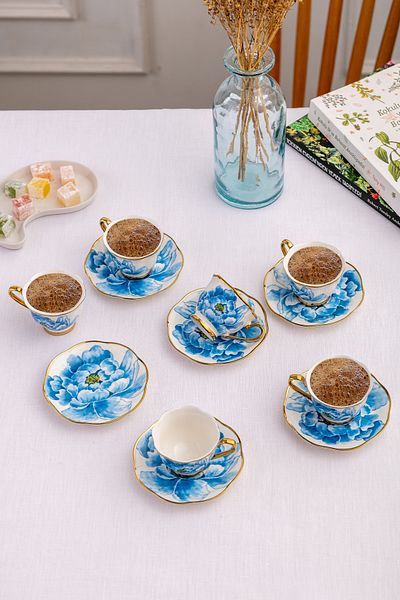 Emsan Dora 6-Person Coffee Cup Set 80 ml