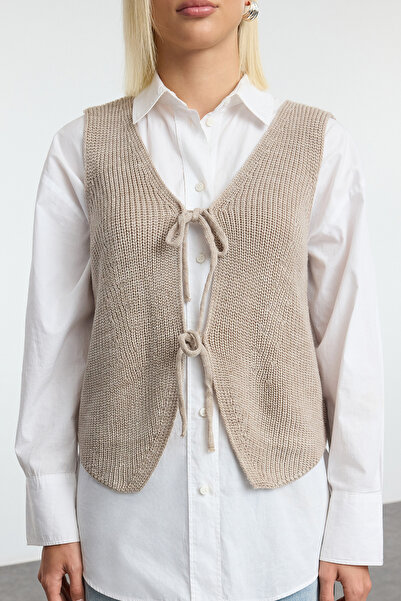 Trendyol Modest Thessaloniki Mink Knitwear Sweater - Tctaw25Uv00015