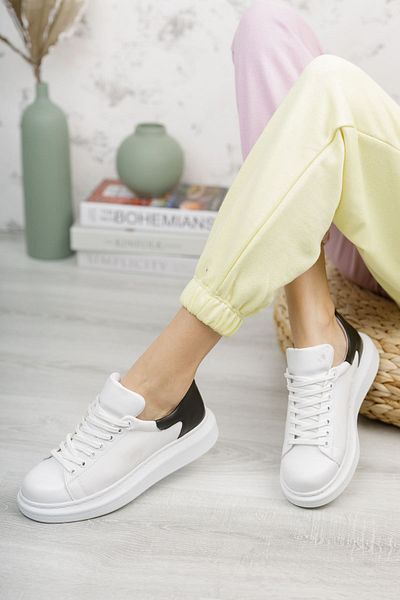Chekich Pantofi de damă CH256 CBT Estrella ALB/NEGRU