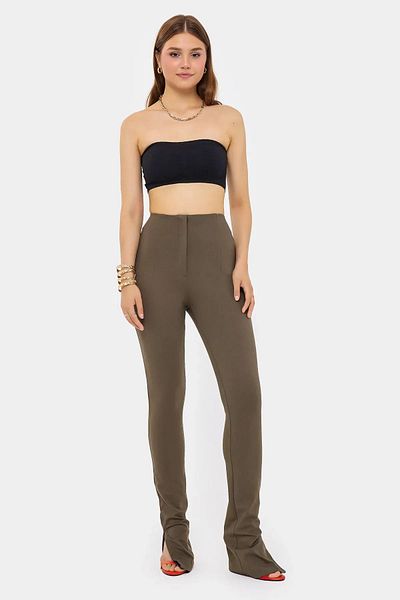 Hiccup Ψηλόμεσο παντελόνι με φερμουάρ Slim Fit