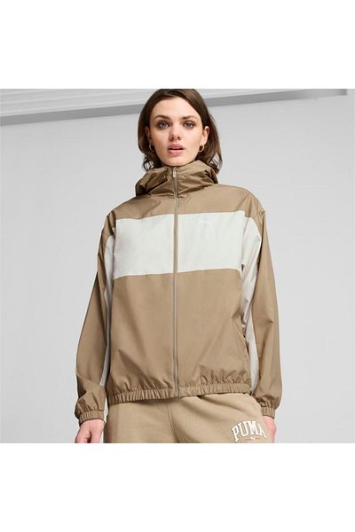 Puma Μπεζ Ανεμοδράστη - Γυναικεία Διχτυωτή Γραμμή 62747467