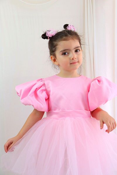 GÜL Baby Φόρεμα για κορίτσι Μπαλόνι μανίκι, Φόρεμα Tutu, Φόρεμα γενεθλίων, Βραδινό φόρεμα