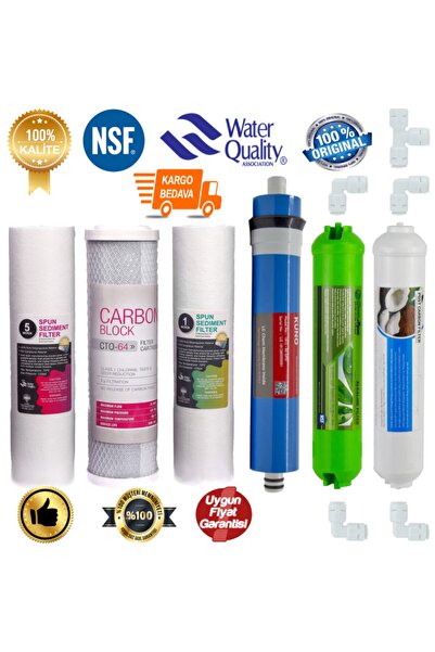 PERFECT Su Arıtma Cihazı Filtresi 6 Lı Set Aşamalı Lg Membran