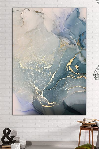 Morfil Sanat Atölyesi Dansul culorilor pictură artistică abstractă pe pânză (8 dimensiuni diferite)