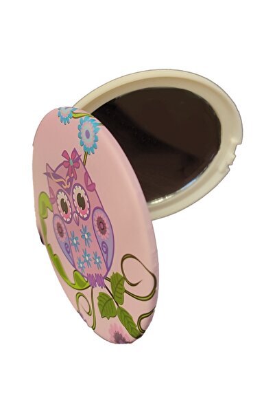 Yenigeldi Baykuşlu Cep Aynası, Kapaklı Cep Aynası Figürlü Cep Aynası