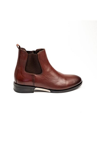 MARCOMEN 12275 Brown Leather Men's Classic Boots Brown-43