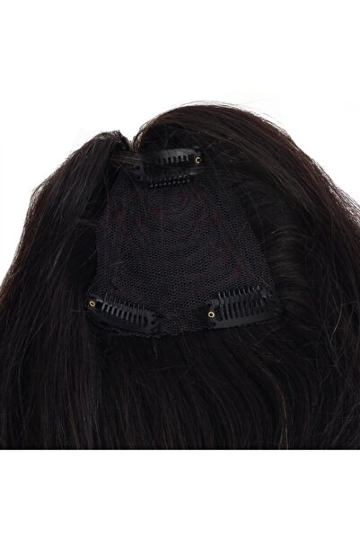 AYTUĞ PERUK %100 Doğal Saç / Tepelik / Koyu Kestane / Kakül Kesilebilir