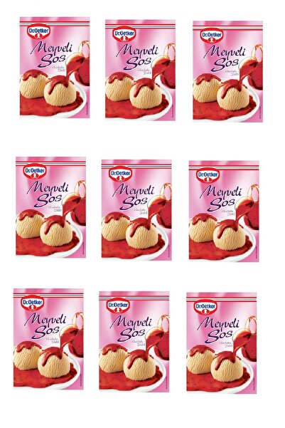 Dr. Oetker Dr.oetker Meyveli Sos 80 Gr X 9 Adet