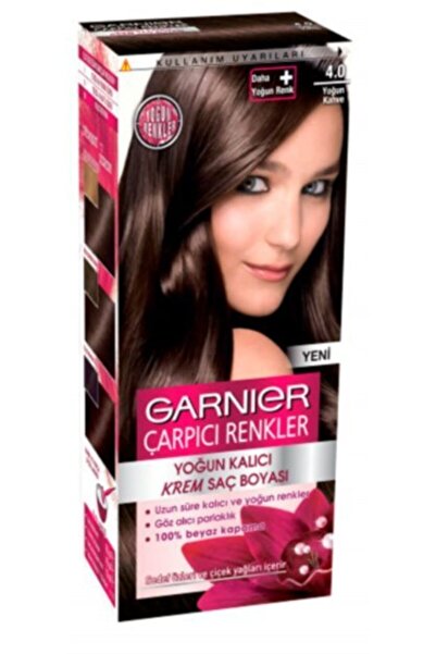 Garnier Çarpıcı Renkler 4.0 - Yoğun Kahve Kızıl Saç Boyası - 2 Adet