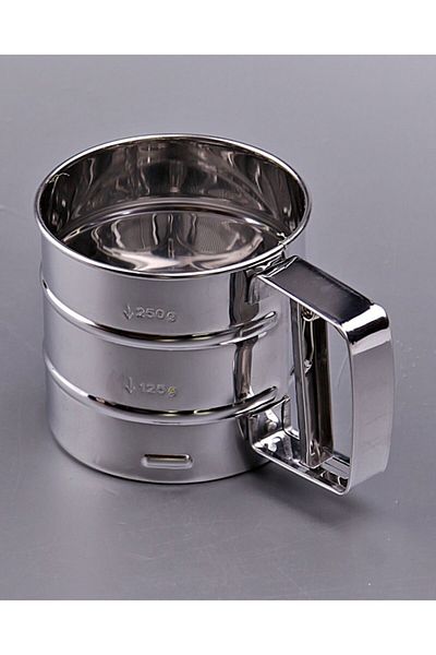 Enfa Chrome Metal Flour Sieve