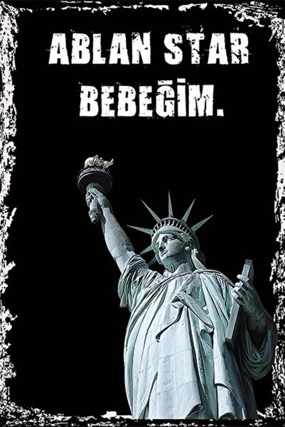 Hayal Poster Duvar Yazıları Retro Ahşap Poster