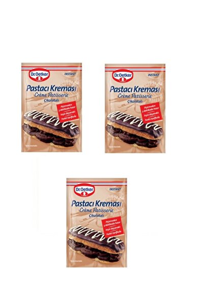 Dr. Oetker Pastacı Kreması Instant Çikolatalı 55 Gr X 3 Adet