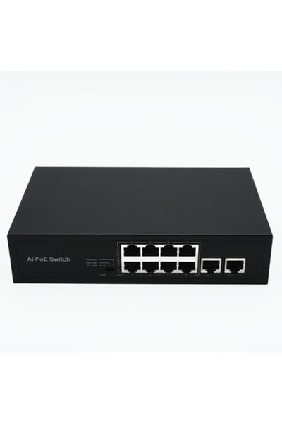 Generic Brand 8 Port 10/100 m Poe Switch 2 Uplink Gigabit Ethernet Port 120 W