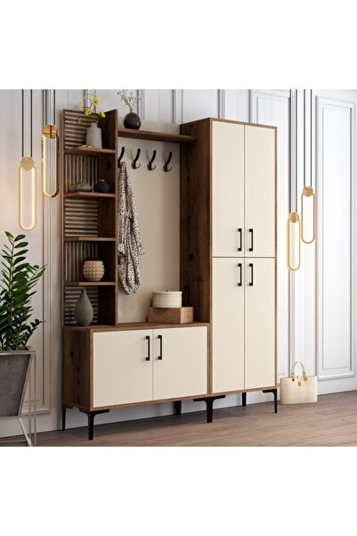 Variant Mobilya Viyana Da Portmanto - Ceviz / Krem