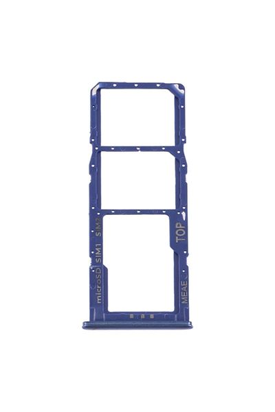Ally Mobile Samsung Galaxy M51 Sm-m515 Compatible Sim Memory Card Cover Holder Navy Blue