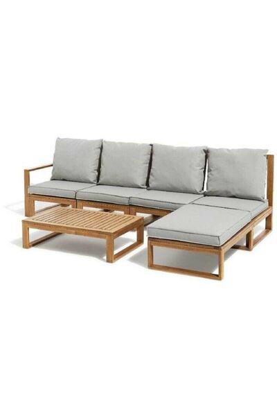 İnce Çizgi Balkon Ve Teras Köşe Takımı