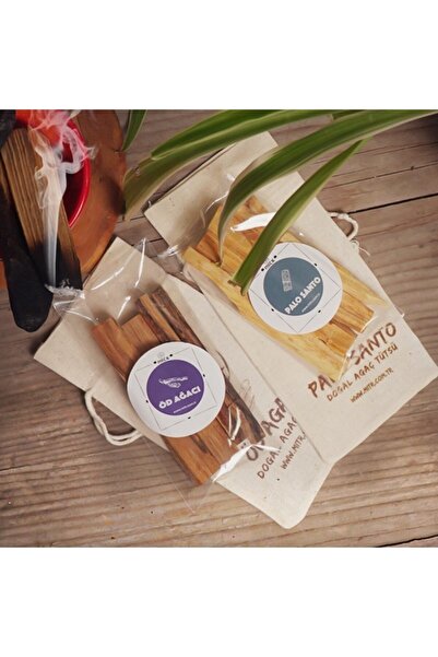 Mitr Palo Santo Ve Öd (agarwood) Doğal Ağaç Tütsü Seti