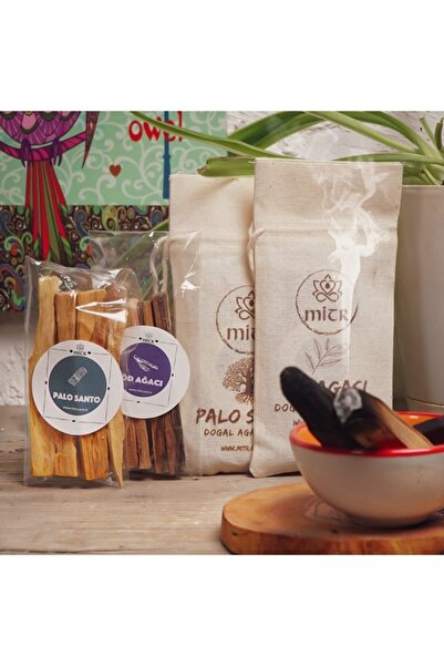 Mitr Palo Santo Ve Öd (agarwood) Doğal Ağaç Tütsü Seti