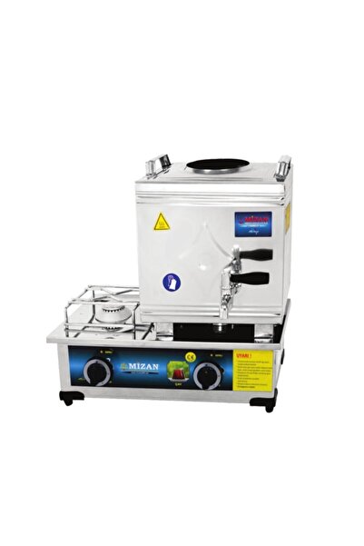 Mizan 15 Lik Doğalgazlı 10 Litre 1 Demlikli Çay Kazanı - Çay Ocağı