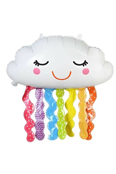 MERİ PARTİ Gökkuşağı Bulut Folyo Balon 80 Cm