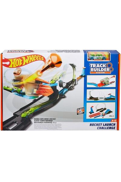 HOT WHEELS Hot Whells Track Builder Süper Fırlatma Aksiyonu Yarış Seti
