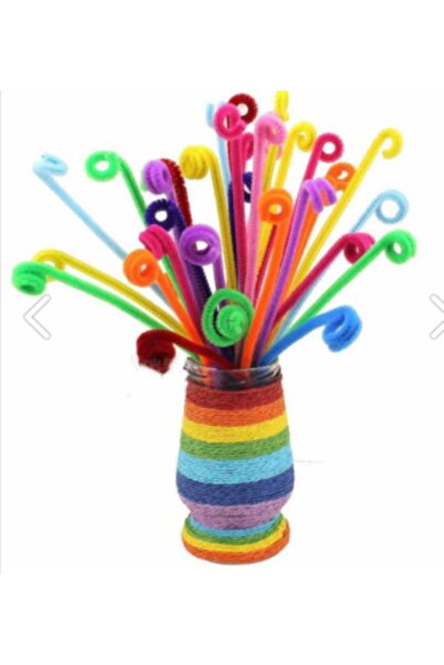 Genel Markalar Okul Etkinlik Seti Şönil Ponpon Anaokulu Seti Okul Öncesi Set Kreş Seti Simli