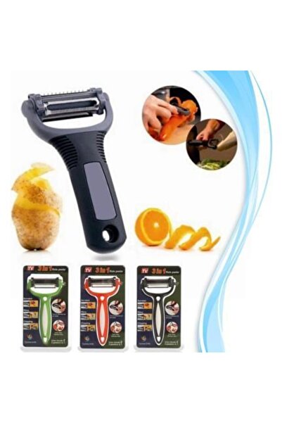 FırsatVar Soyma Bıçağı Plastik Saplı Sebze Soyacağı Havuç Salatalık Kabak Patates Domates Soyma Bıçağı