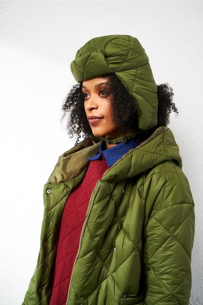 Mevra - Puffer Hat Khaki